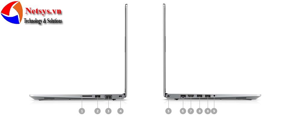 Vostro 14 5000 - Cổng & khe