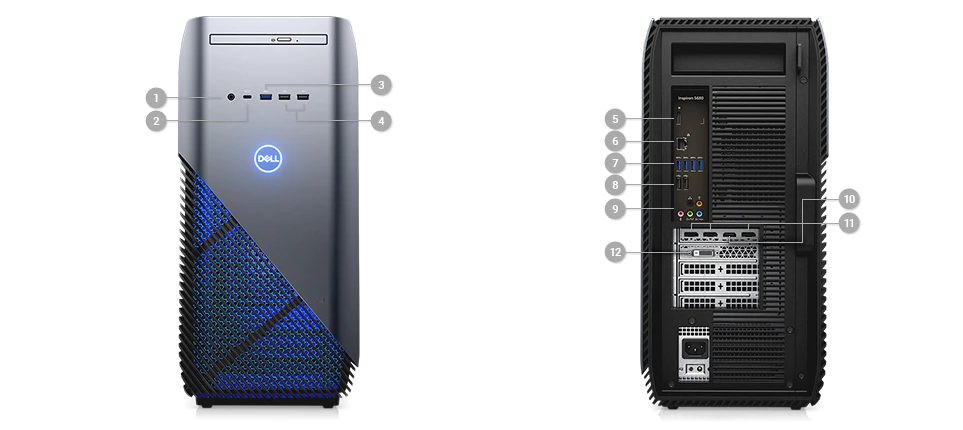 Cổng & Slots - Với ổ đĩa quang