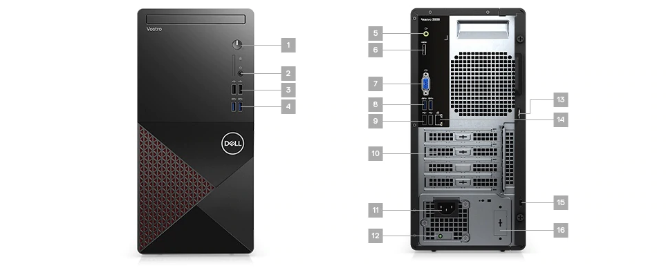 Cổng và khe cắm